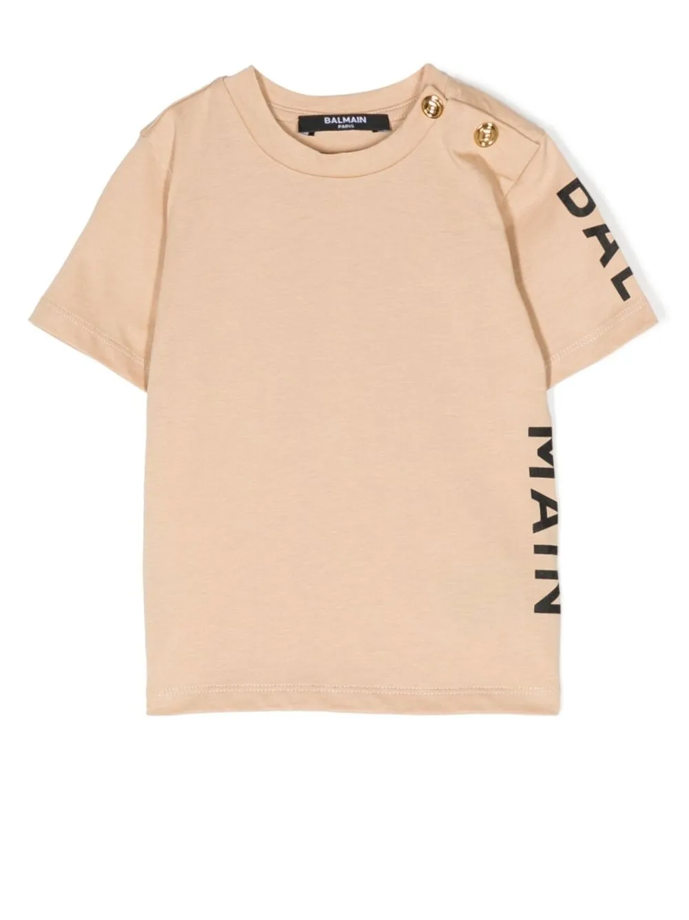 

Balmain Kids logo-print short-sleeve T-shirt - Brown