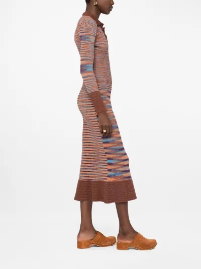 Jacquemus Zucca Striped Knit Dress