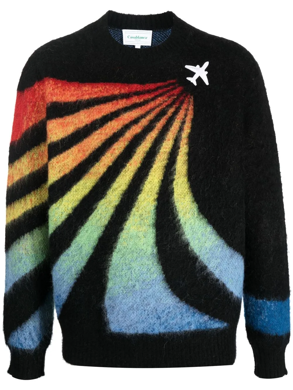 

Casablanca graphic-print jumper - Negro