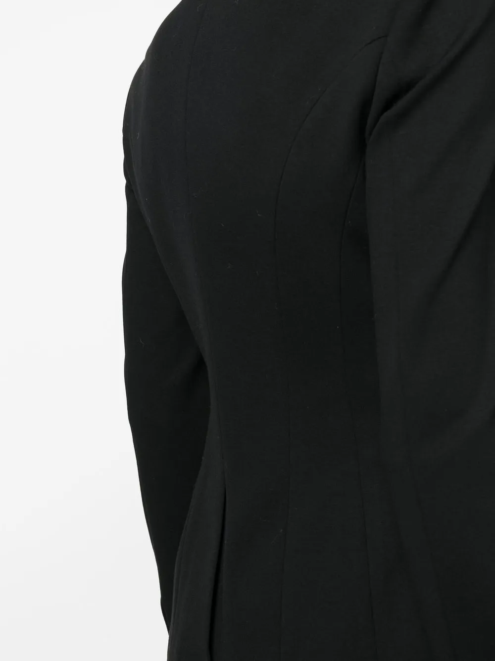Dondup Buttoned-up Single-breasted Blazer In Black