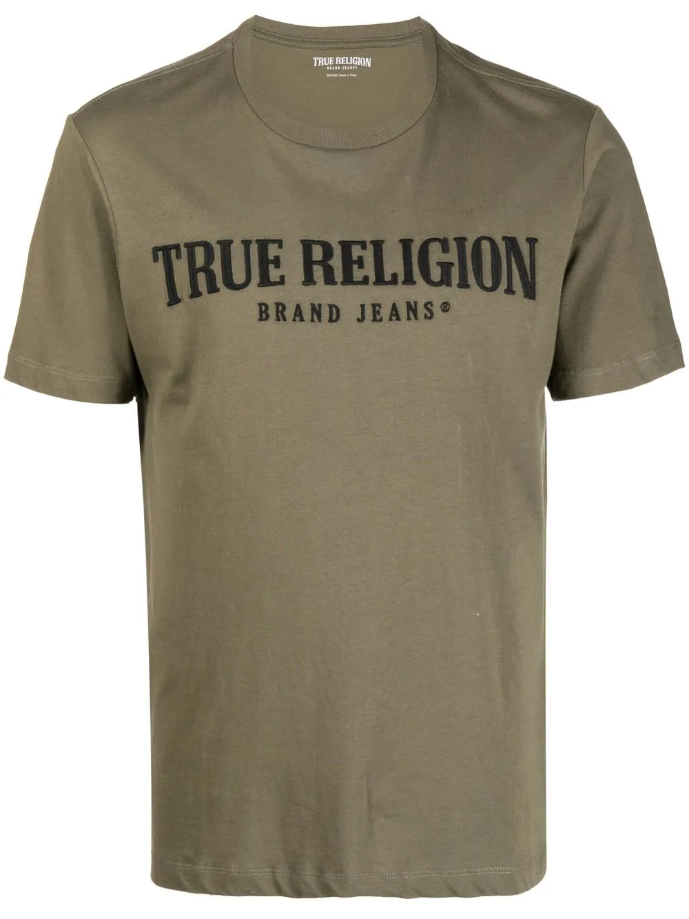 

True Religion logo-embroidered cotton T-shirt - Green