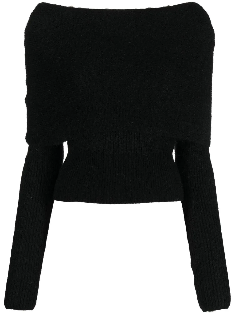 

Philosophy Di Lorenzo Serafini off-shoulder knitted top - Negro
