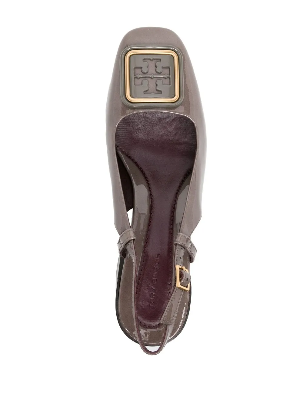 Tory Burch Georgia Slingback Pump In Brown | ModeSens
