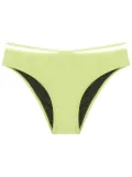 Gloria Coelho string-detail low-rise bikini briefs - Green