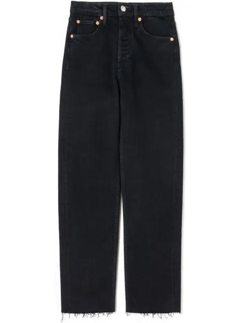 RE/DONE 70s Stove Pipe high-waisted jeans