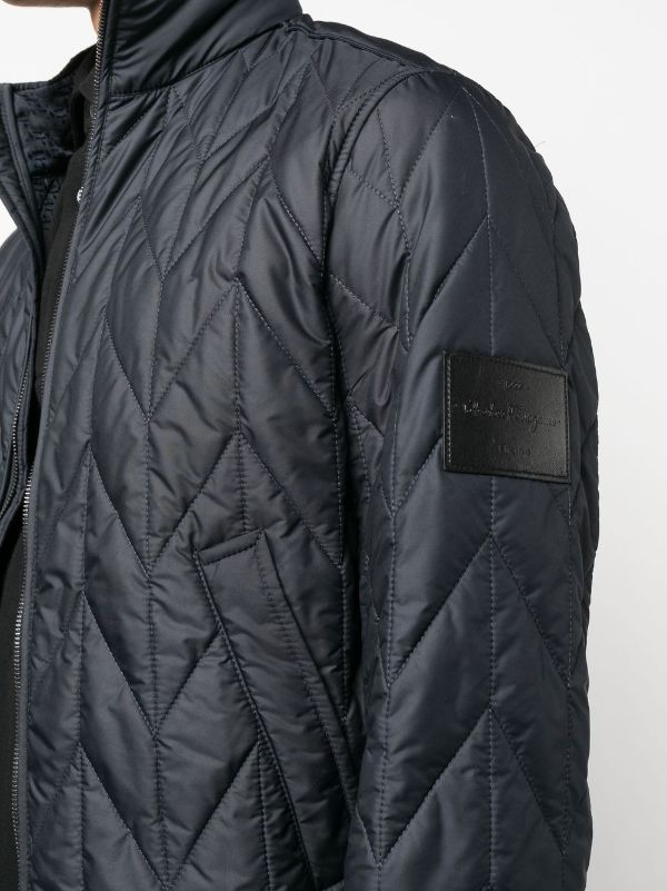 Ferragamo quilted discount bomber jacket