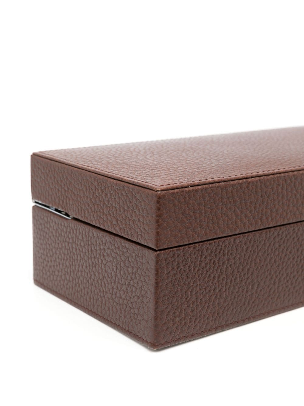 Shop Aspinal Of London Leather 5-watch Box In Brown