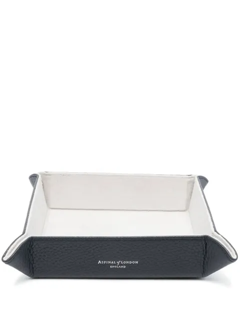 Aspinal Of London Tidy leather tray 