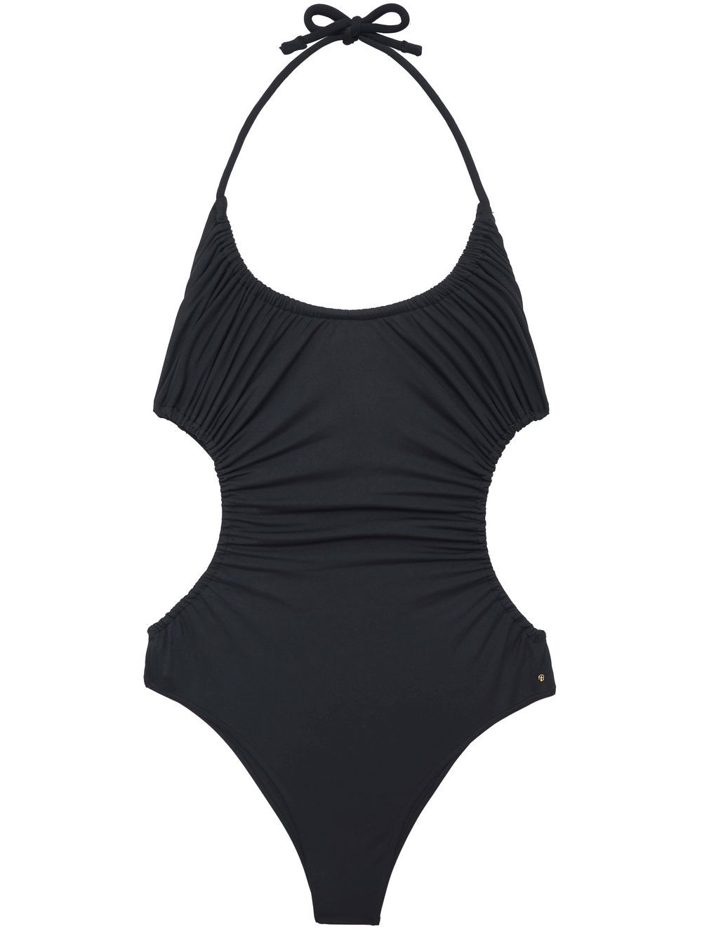 Shop Anine Bing Lilo One-piece Swimsuit In Black