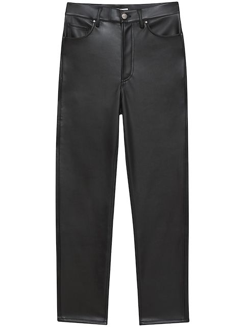 ANINE BING Sonya faux leather trousers