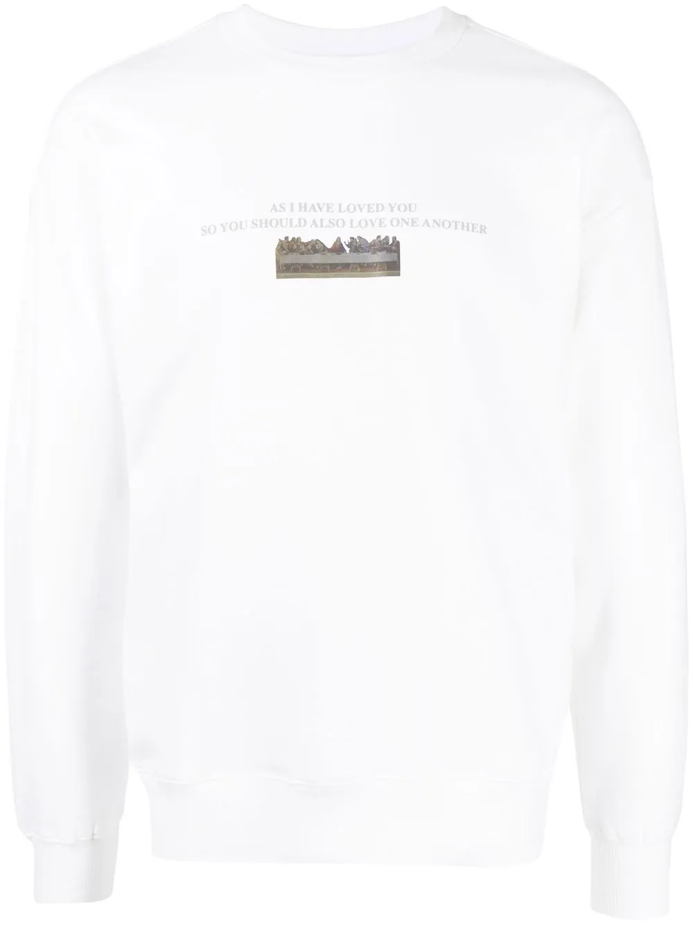 

Musium Div. graphic-print sweatshirt - White