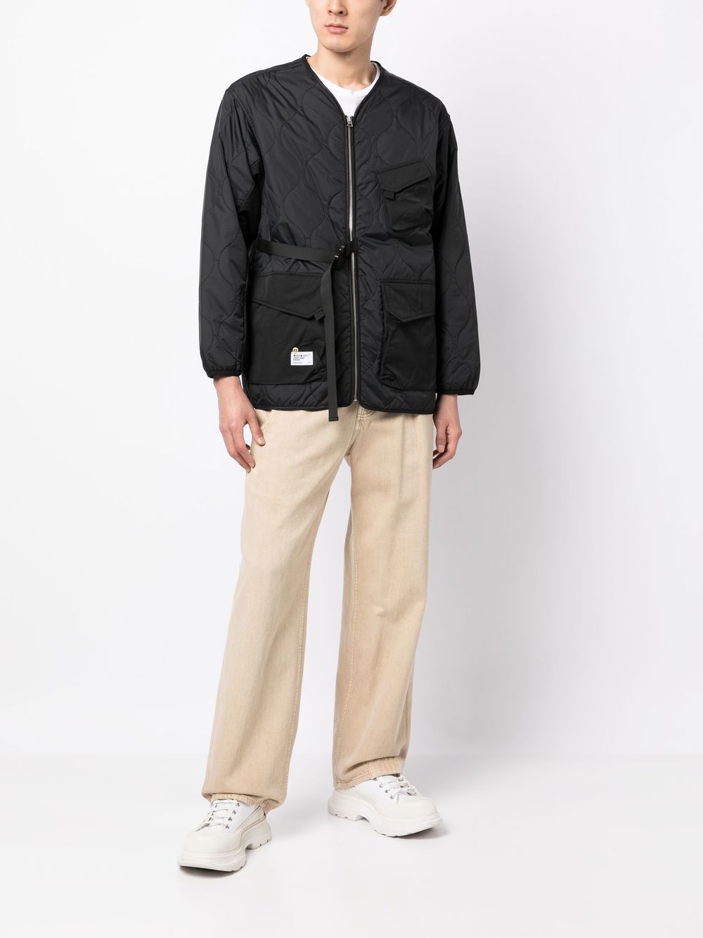 Musium Div. zip-up Quilted Jacket - Farfetch