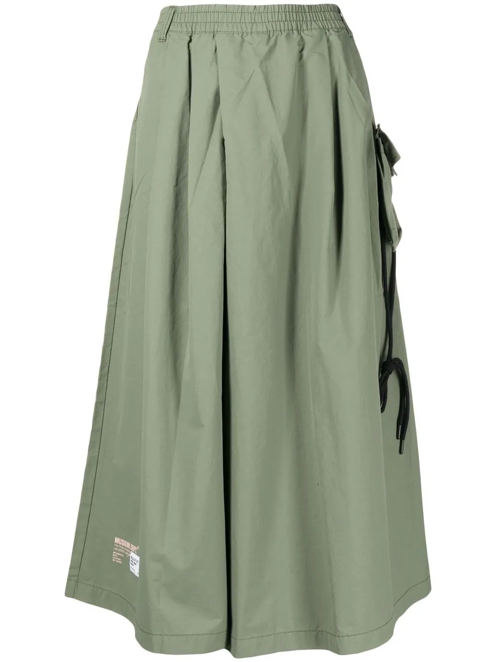 

Musium Div. wide-leg cropped trousers - Verde