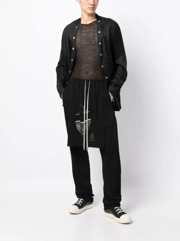 Rick Owens DRKSHDW Toothface Belas サルエルトラックパンツ - Farfetch