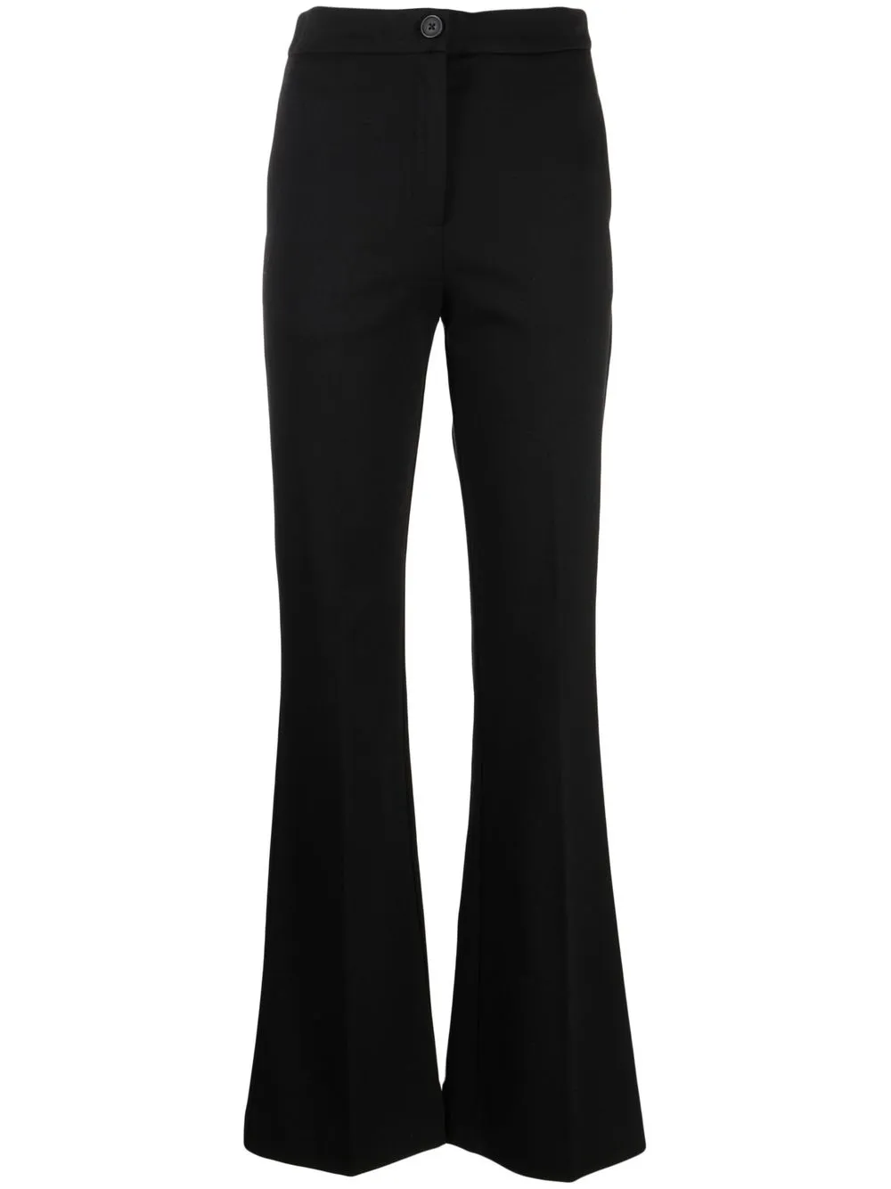 

TWINSET high-waisted flared trousers - Black