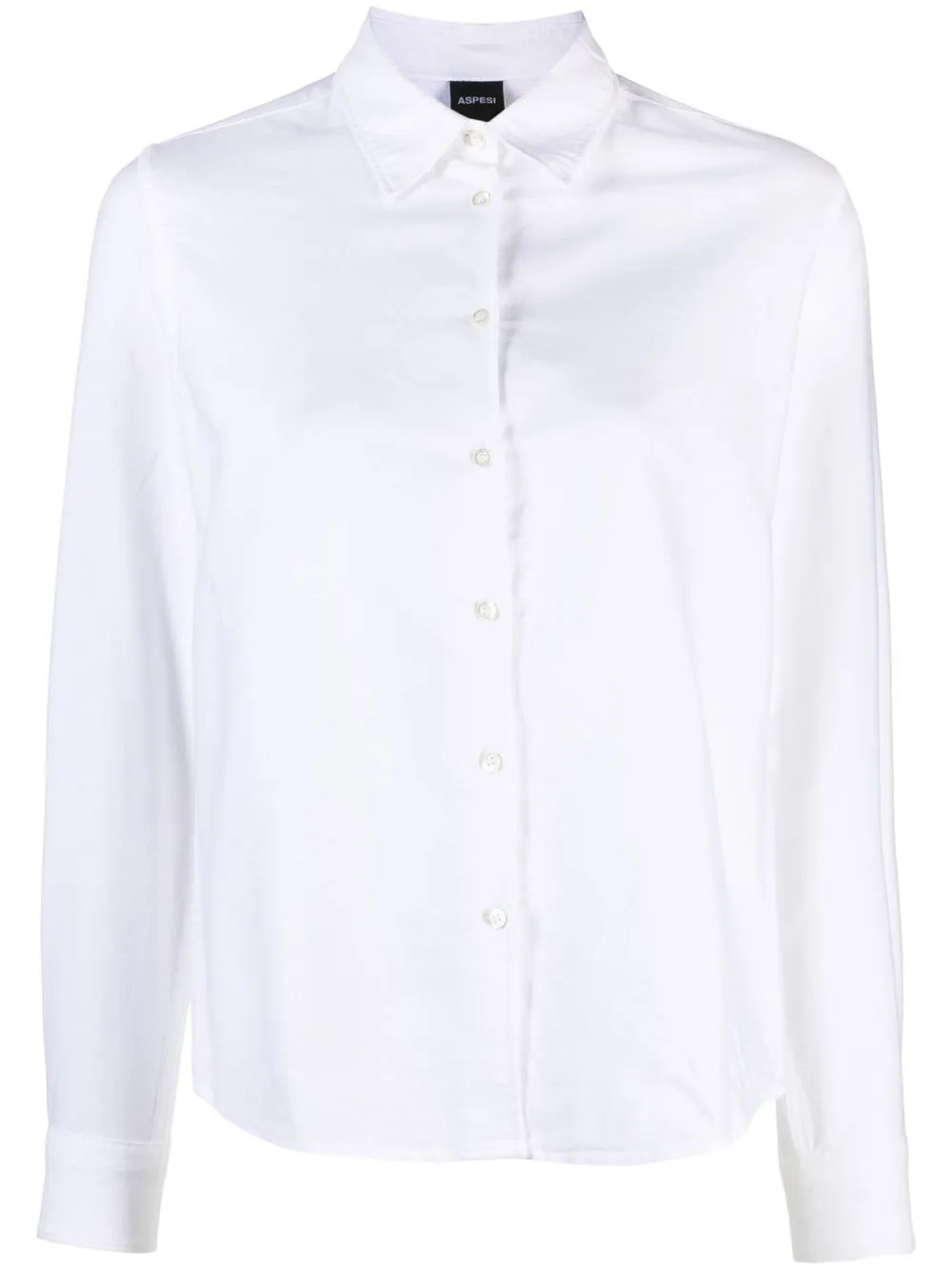 

ASPESI cotton long-sleeved shirt - Blanco