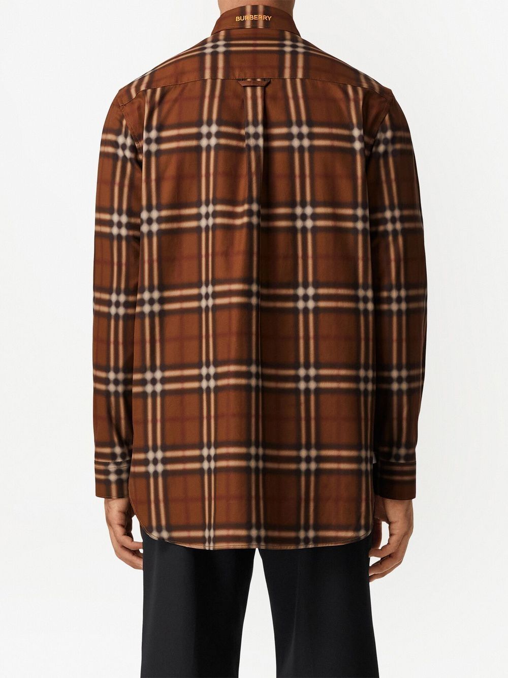 Burberry blurred check shirt Men