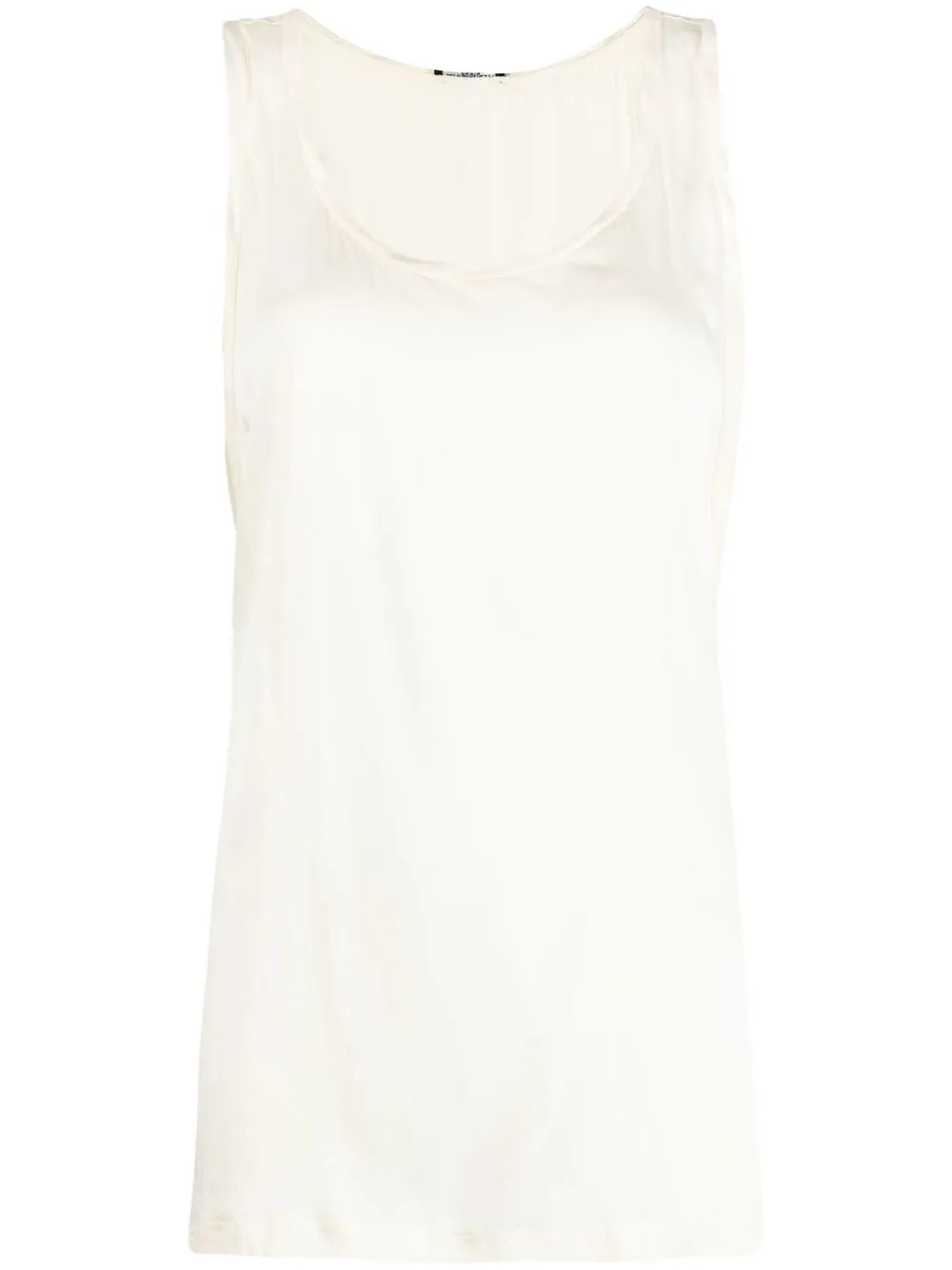 

Rewind Vintage Affairs dropped armholes semi-sheer tank - Neutrals