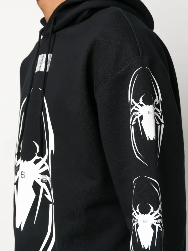 【関税込み】VTMNTS ブラック ロゴプリント フーディ VTMNTS Logo Print Hoodie | Black | FARFETCH GE