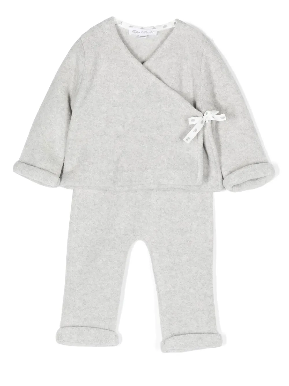 

Tartine Et Chocolat set de pantalones de lana - Gris