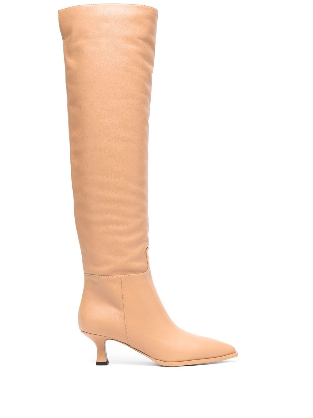 Shop 3juin Pointed-toe 60mm Boots In Neutrals