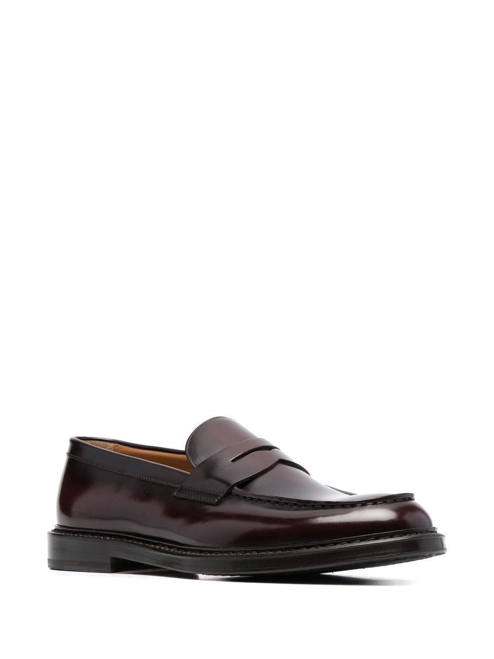 Doucal's Leren penny loafers - Rood