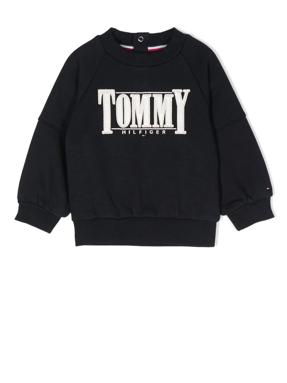 

Tommy Hilfiger Junior sudadera con logo estampado - Azul