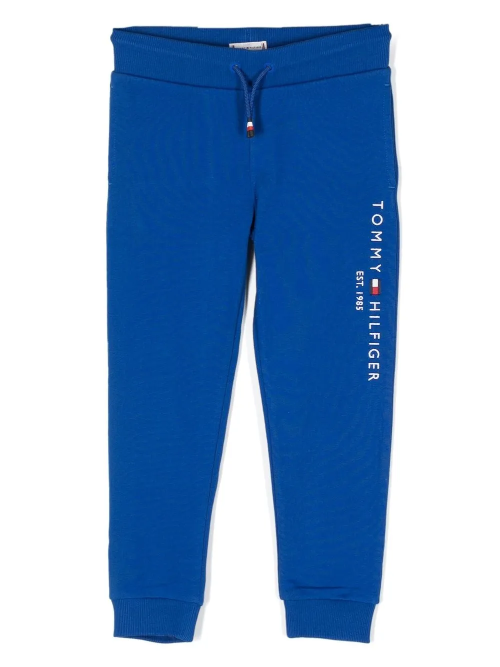 

Tommy Hilfiger Junior pantalones con logo bordado - Azul