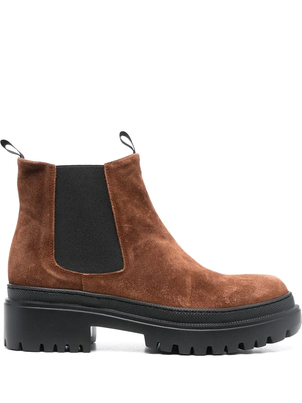 

Pollini 50mm chunky suede boots - Marrón