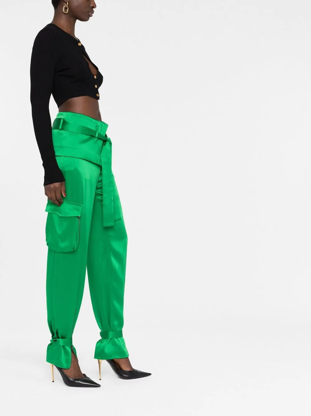 TOM FORD Tapered Belted Cargo Trousers - Farfetch