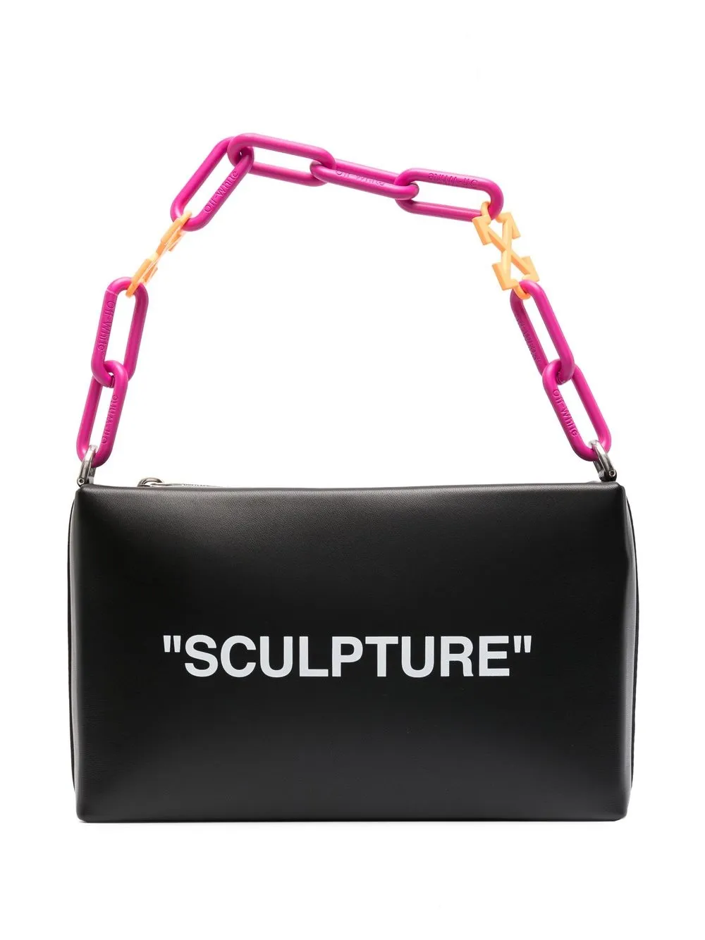 

Off-White bolsa de mano Block - Negro
