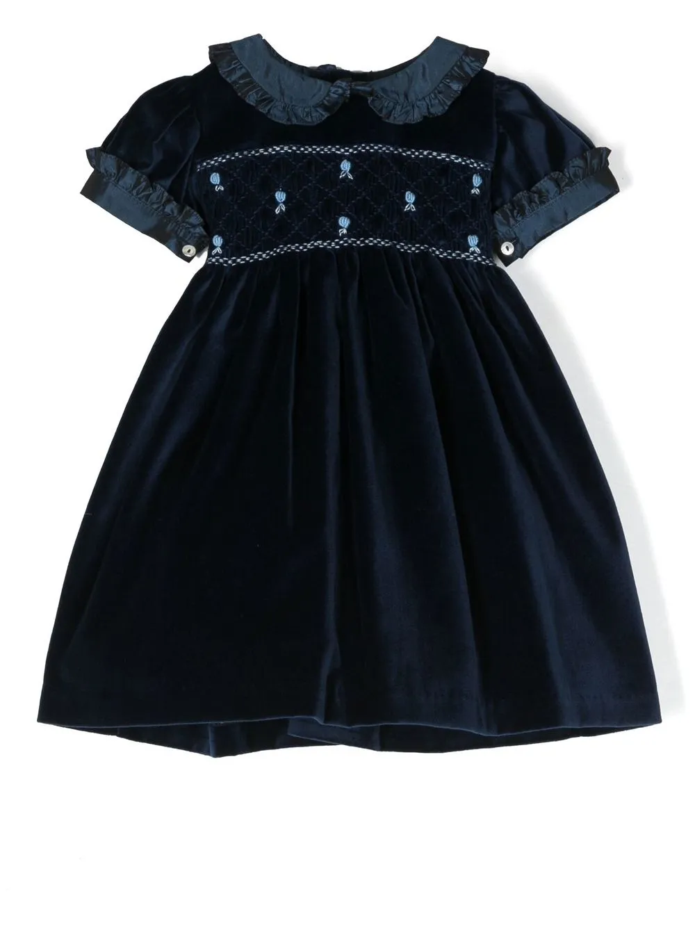 

Mariella Ferrari vestido midi acampanado - Azul