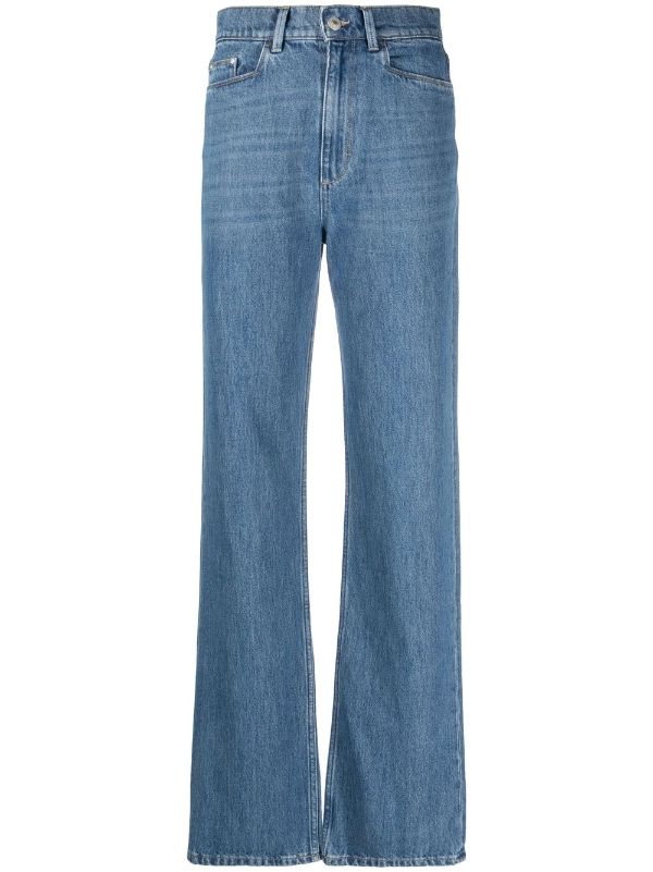 Wandler high-waist straight-leg Jeans - Farfetch