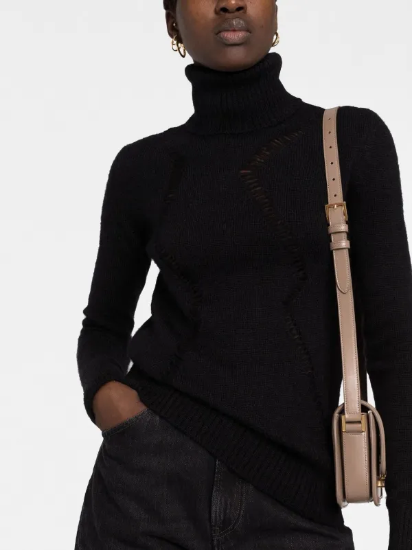Roll neck cut out jumper online