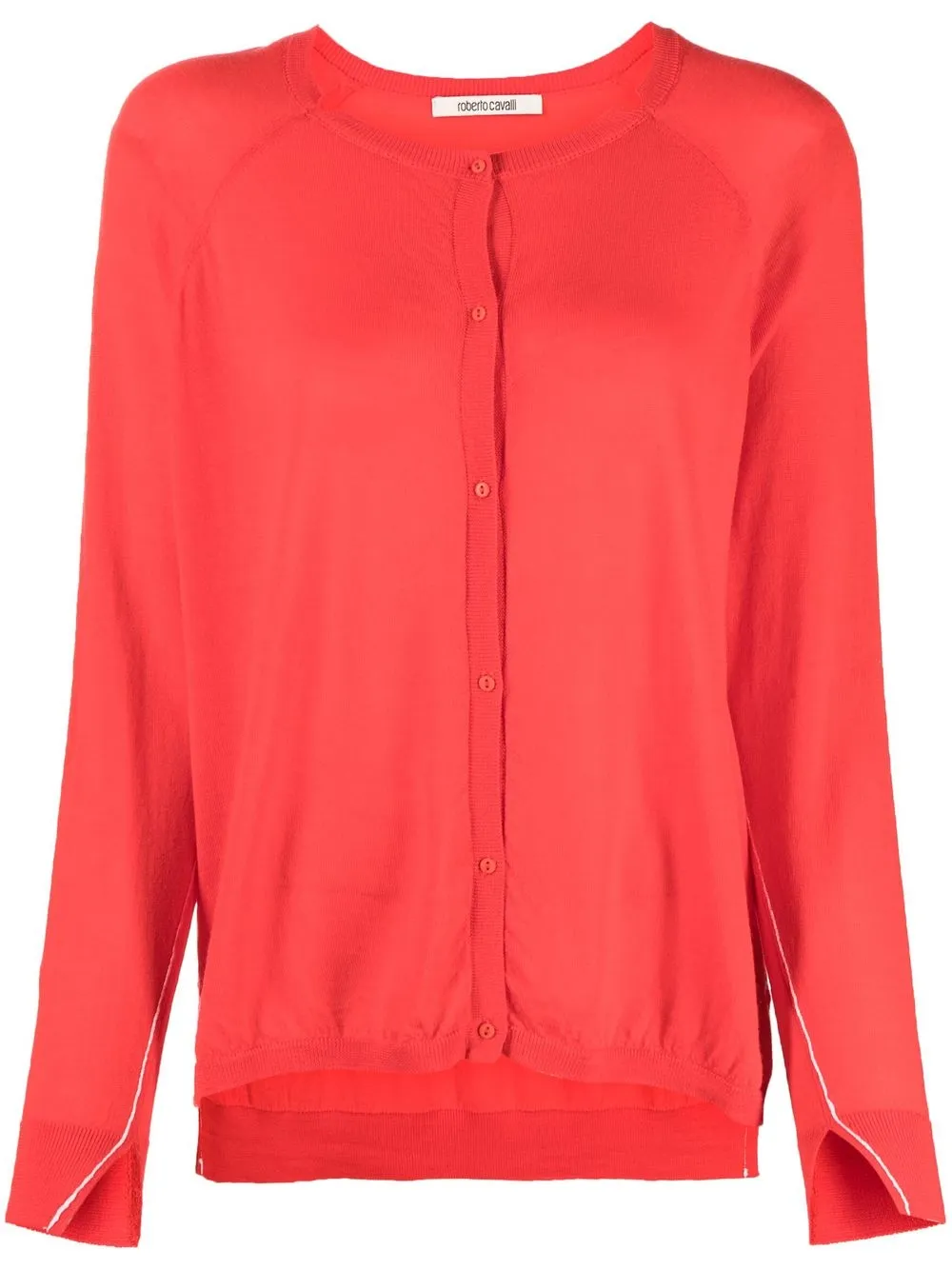 

Roberto Cavalli embroidered-logo cardigan