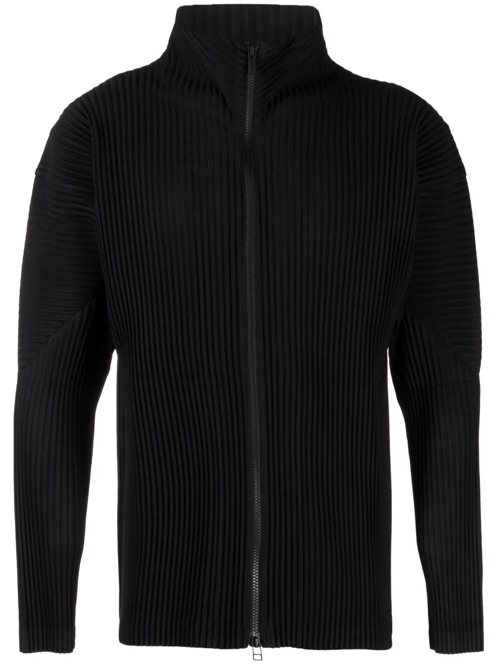 

Homme Plissé Issey Miyake zip-up pleated cardigan - Black