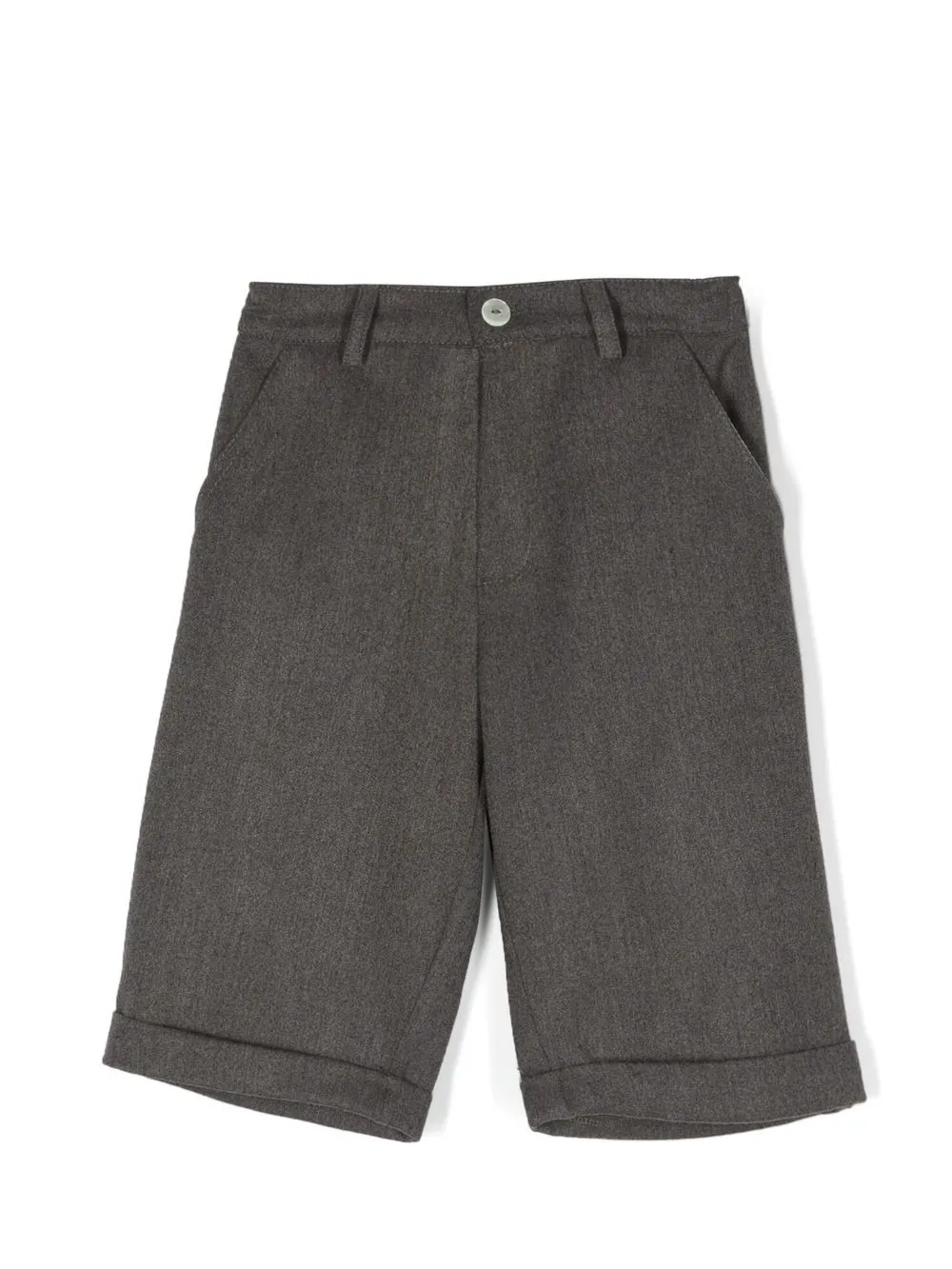 

Mariella Ferrari straight-leg tailored shorts - Grey