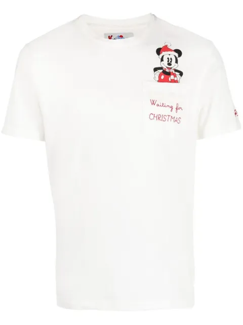 MC2 Saint Barth Christmas Mickey cotton T-shirt