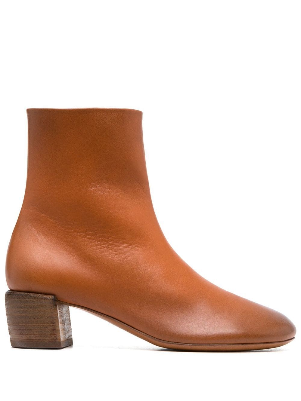 Marsèll Leather Ankle Boots In Brown