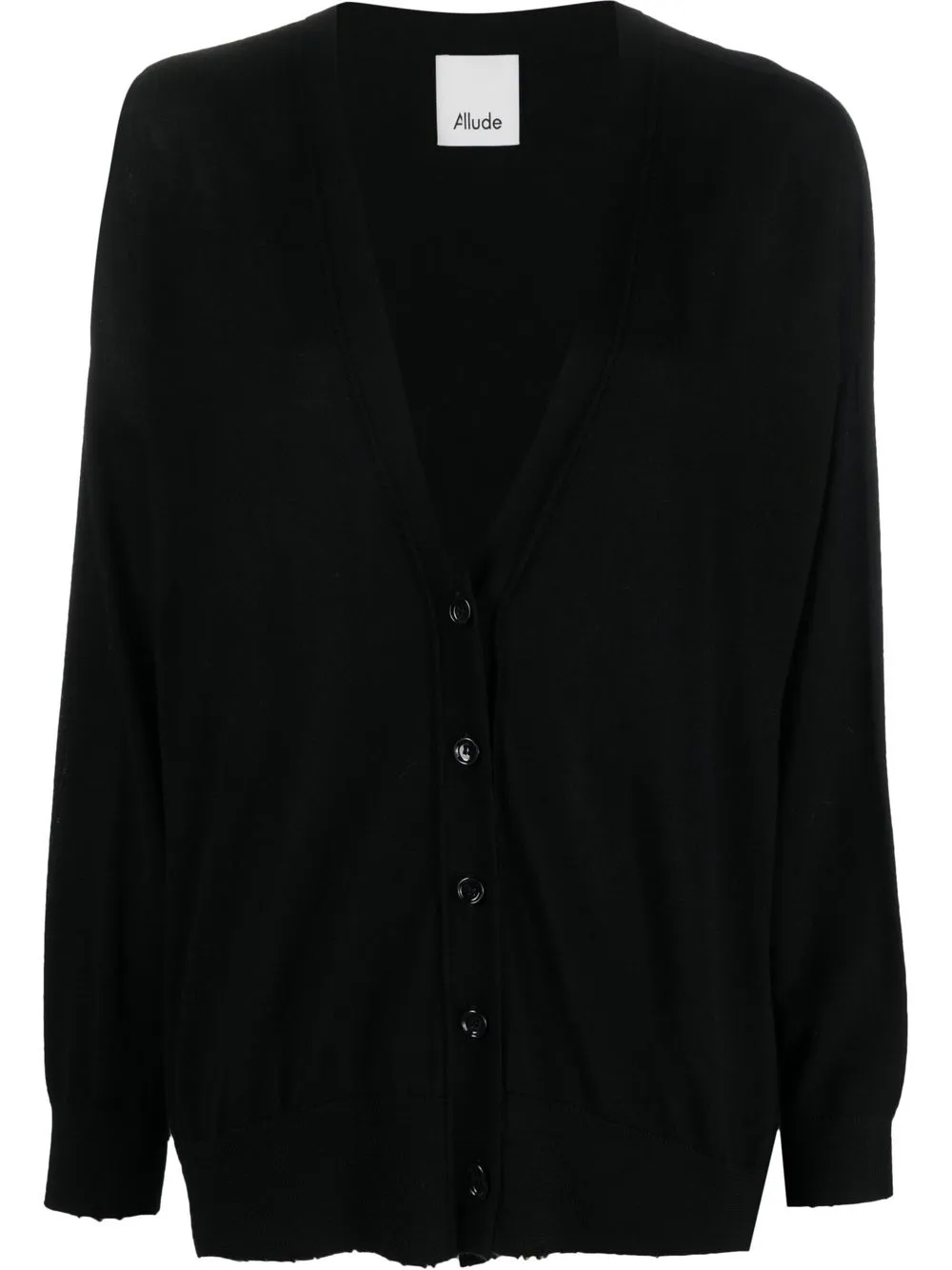 

Allude cárdigan tejido con cuello en V - Negro