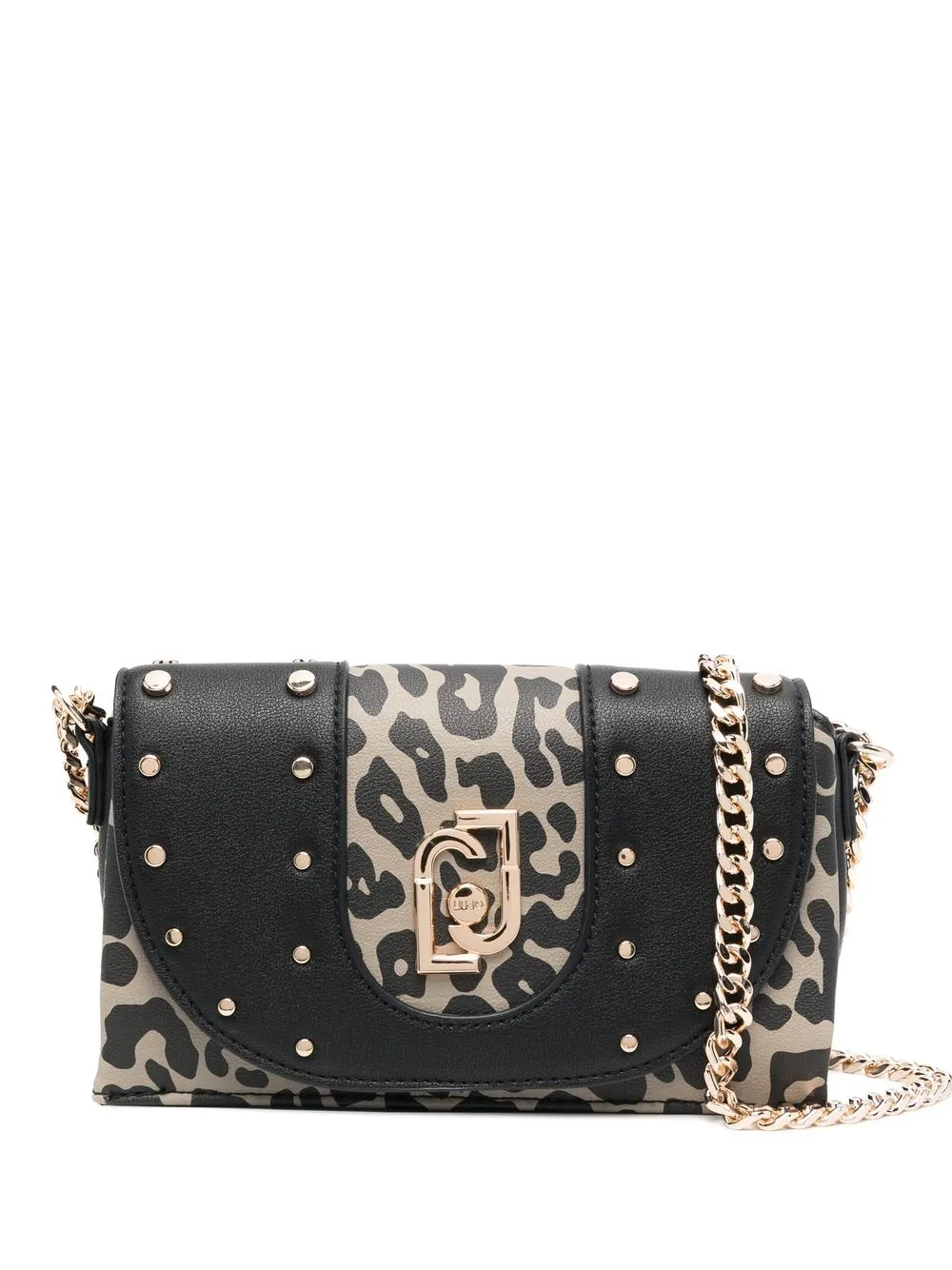 

LIU JO leopard-print panelled crossbody bag - Negro