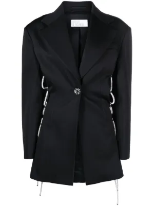 【関税込み】GIUSEPPE DI MORABITO DOUBLE BREASTED COAT WITH M GIUSEPPE DI MORABITO Bustier With Rose in Milk White | REVOLVE
