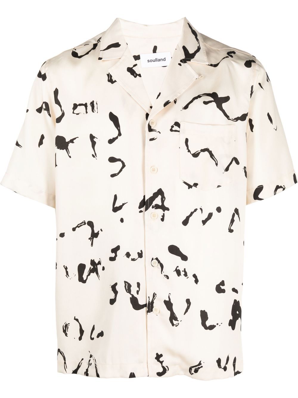 Soulland Orson abstract-pattern shirt