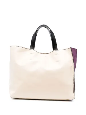 Marni two discount tone leather tote