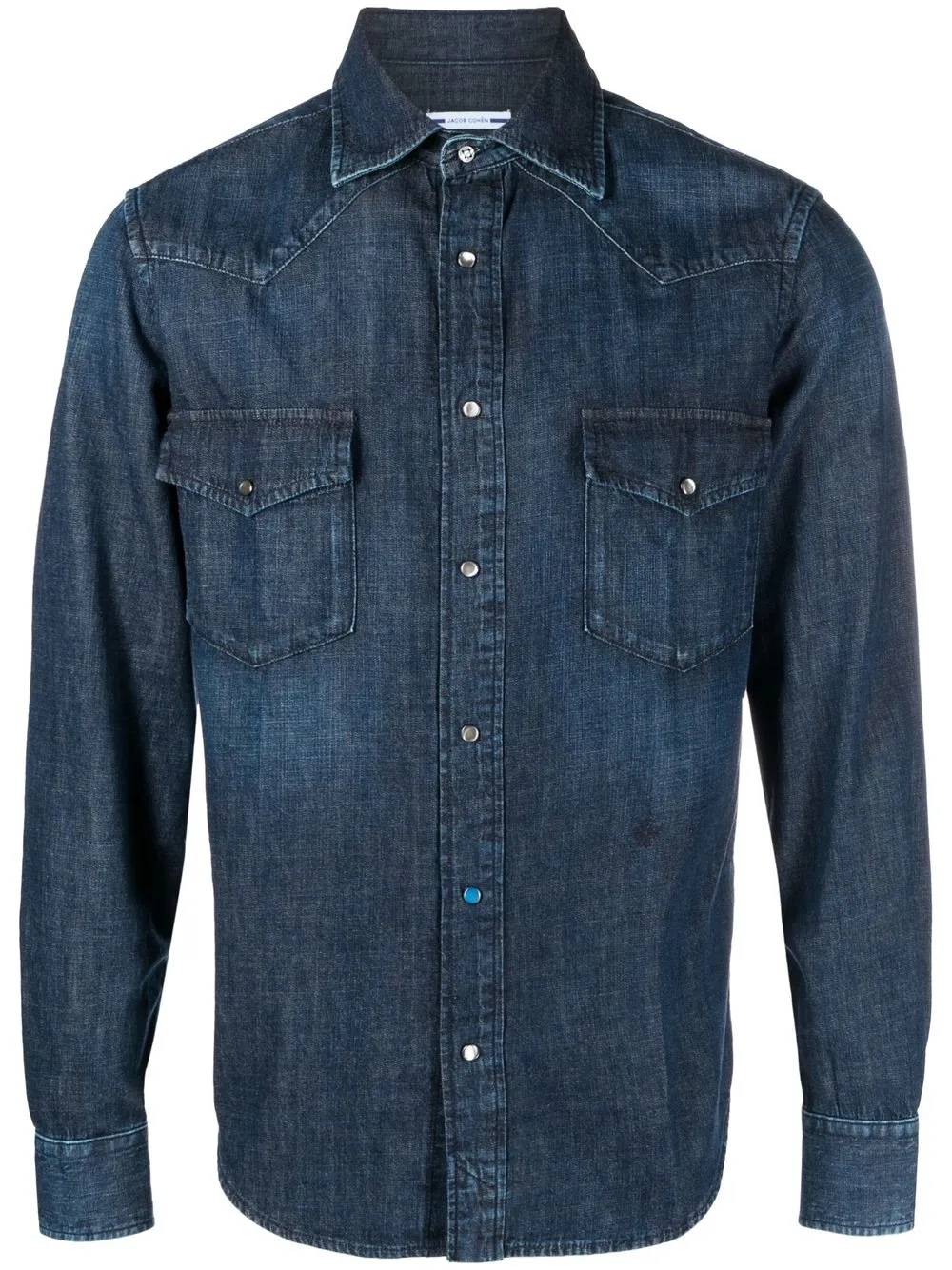 

Jacob Cohën camisa de mezclilla - Azul
