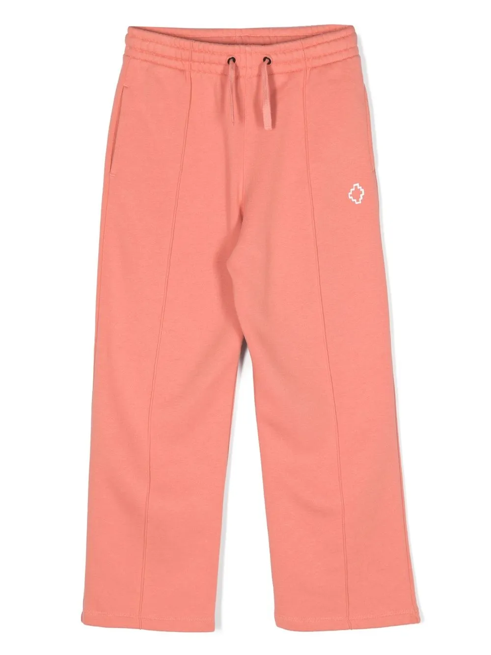 

Marcelo Burlon County Of Milan Kids pants con logo bordado - Rosado