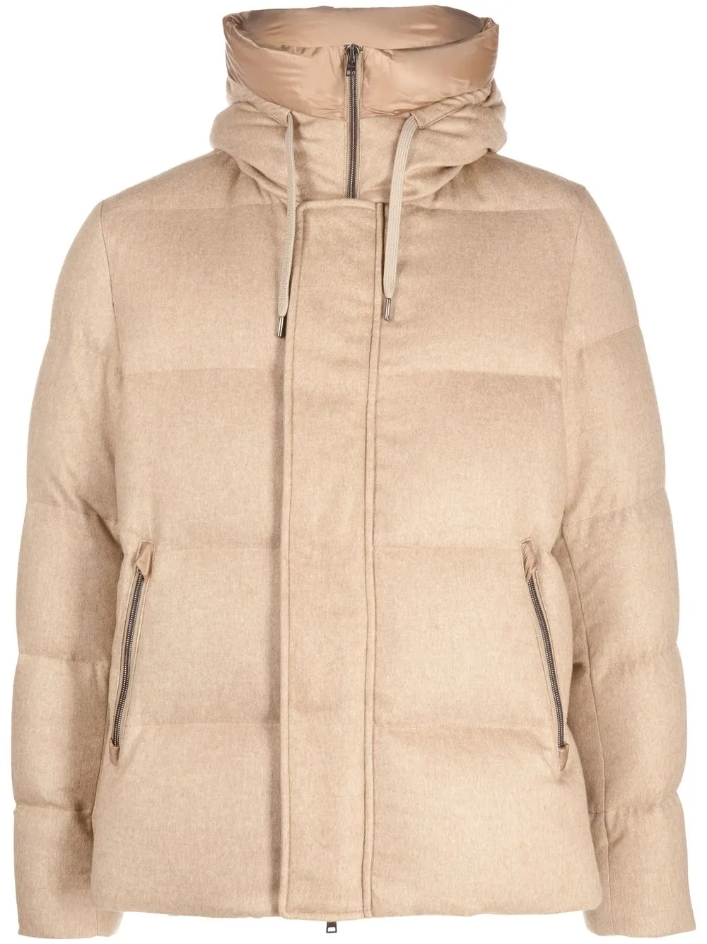 

Herno hooded padded jacket - Neutrals