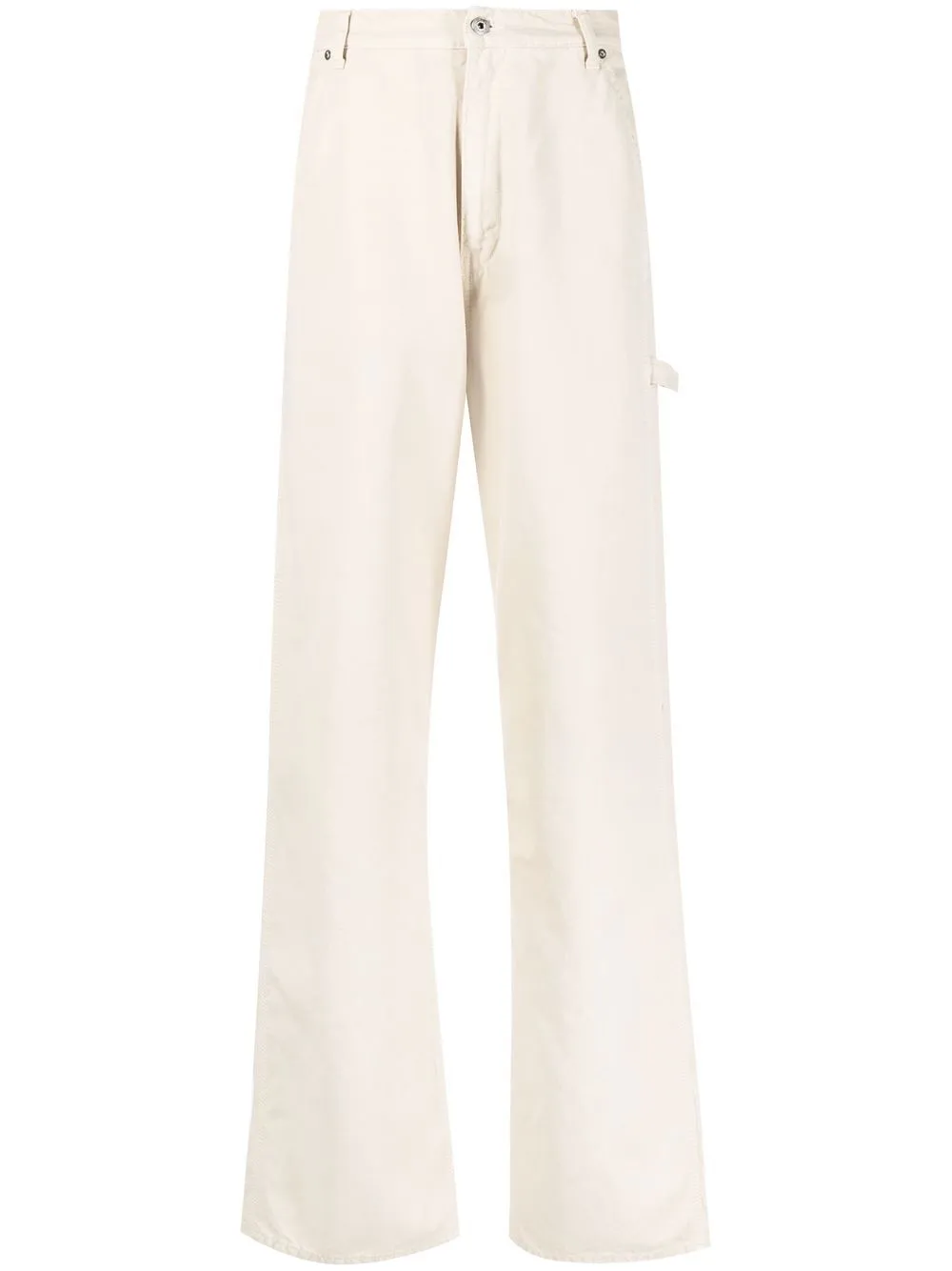 

Off-White pantalones anchos - Neutro