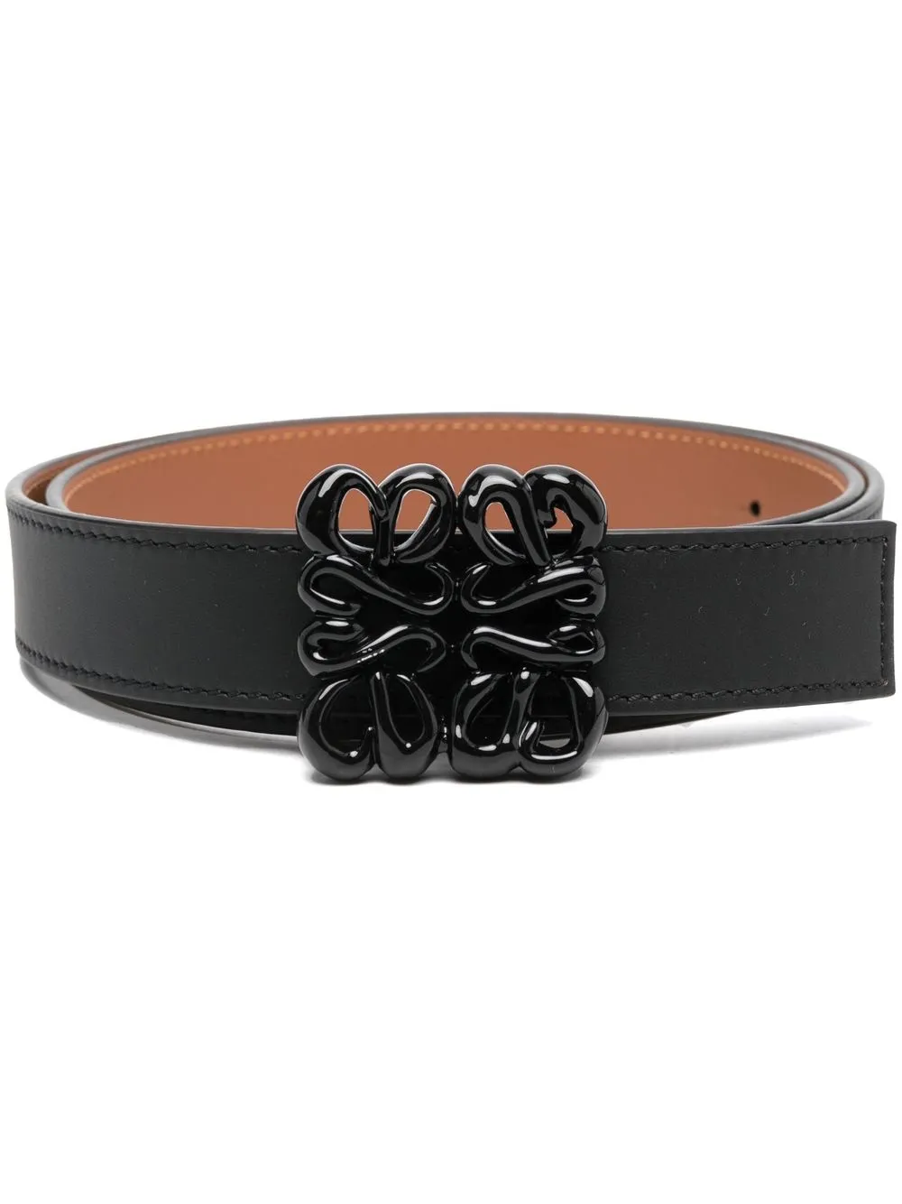 

LOEWE logo-buckle fastening belt - Black