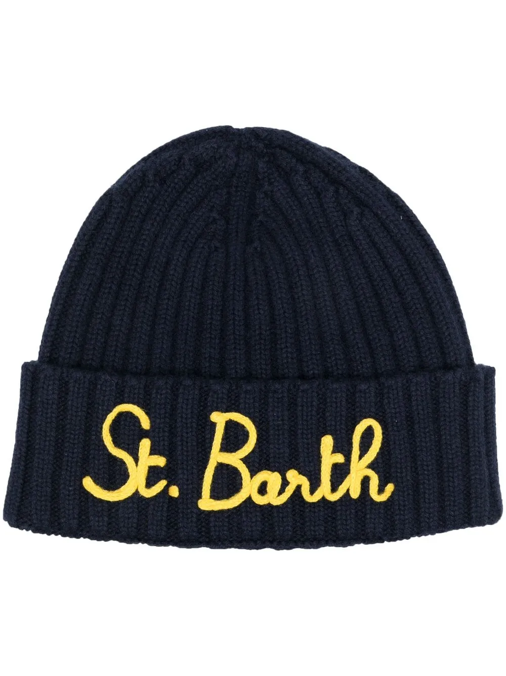 

MC2 Saint Barth gorro con logo bordado - Azul